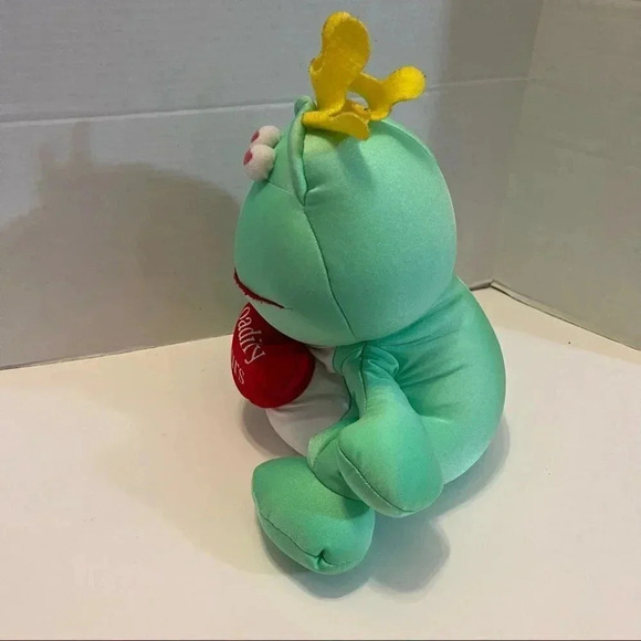 Moshi Green Frog Prince Toadily Yours Microbead Squishy Plush Stuffed Animal - Picture 4 of 10
